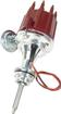 Billet Distributor Chrysler Small Block 273/318/340/360 With Vacuum Advance Red Male