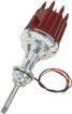 Billet Distributor Chrysler Small Block 273/318/340/360 Without Vacuum Advance Red Female