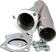 QTP Exhaust Cutout; Stainless Steel; 2-1/4"
