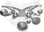 5.7 Hemi Chrome March "Revolver" Alternator / AC Serpentine Set