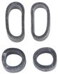 1966-70 Mopar B-Body Quater Window Anti Rattle Grommet Set - Hardtop/Fastback and Charger