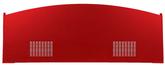 1970-76 Dart, Demon, Sport, Duster; Rear Seat Shelf Package Tray; Smooth Panelboard; Fixed Rear Seat; with Dual Speaker Cutouts; Red
