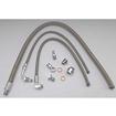 March Braided Power Steering Hose Set For 1979-00 With GM Steering Box & Metric O-Ringed In/Outlets