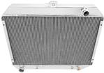 1968-73 Charger, Road Runner, GTX, 1970-74 Challenger, Barracuda; Big Block V8; Champion Aluminum Radiator; 3-Row, 26" Core; Natural Finish
