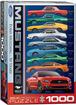 Eurographics; Puzzle; Ford Mustang 50 Years; 9 Models; 1000 Pieces