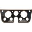 1967-72 Chevrolet/GMC Truck, Blazer, Jimmy, Suburban; Billet Aluminum Dash Gauge Bezel; Bronze Powder Coated Bezel with a Gloss Black Powder Coated Insert