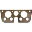 1967-72 Chevrolet/GMC Truck, Blazer, Jimmy, Suburban; Billet Aluminum Dash Gauge Bezel; Bronze Powder Coated Bezel with a Bronze Powder Coated Insert