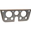 1967-72 Chevrolet/GMC Truck, Blazer, Jimmy, Suburban; Billet Aluminum Dash Gauge Bezel; Bronze Powder Coated Bezel with a Forged Charcoal Powder Coated Insert