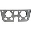 1967-72 Chevrolet/GMC Truck, Blazer, Jimmy, Suburban; Billet Aluminum Dash Gauge Bezel; Forged Charcoal Powder Coated Bezel with a Forged Charcoal Powder Coated Insert