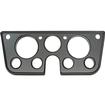 1967-72 Chevrolet/GMC Truck, Blazer, Jimmy, Suburban; Billet Aluminum Dash Gauge Bezel; Matte Black Powder Coated Bezel with a Forged Charcoal Powder Coated Insert