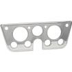 1967-72 Chevrolet/GMC Truck, Blazer, Jimmy, Suburban; Billet Aluminum Dash Gauge Bezel; Bright Polished Finish Bezel with a Bright Polished Finish Insert