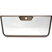 1967-72 Chevrolet/GMC Truck, Blazer, Jimmy, Suburban; Billet Aluminum Glove Box Door; Bronze Powder Coated&nbsp; Bezel with a Bright Polished Finish Insert