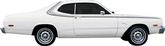 1975 Dodge Dart Sport White Side Stripe Set