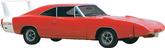 1969 Charger Daytona White Bumble Bee Stripe Set