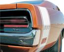 1969 Charger 500 White Bumble Bee Stripe Set