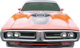 1971 Dodge Super Bee Optional Matte Black Super Bee Hood Blackout Decal