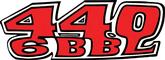 1969 Road Runner "440 6 BBL" Reflective Hood Decal