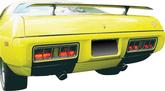 1971 Road Runner / GTX Optional Rear Bumper and Valance Panel Blackout