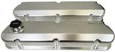 Moroso Billet Aluminum Tall Chrome Valve Covers; 302/351W; 2-7/8" Tall; Baffled