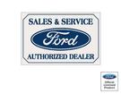Ford; Tin Sign; Sales & Service; Authorized Dealer