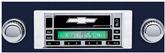 1967-68 Full Size Chevrolet Chrome Face 200W Am/Fm Stereo Radio With Auxiliary Input