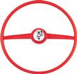 1965-66 Mopar A, B, C, Body Steering Wheel ; Red