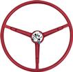 1967-69 Mopar Steering Wheel; Red ;  A, B, C Body 