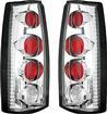 1988-99 GM Truck Euro G1 Series Chrome Tail Lamps with Clear Lens
