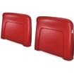 1968-72 GM; Seat Back Panels; Strato Bench or Bucket; 1968 All, 1969-72 Reclining Only; Red ABS
