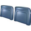 1968-72 GM; Seat Back Panels; Strato Bench or Bucket; 1968 All, 1969-72 Reclining Only; Medium Blue ABS