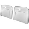 1969-72 Buick, Cadillac, Chevrolet, Oldsmobile, Pontiac; Strato Bench or Bucket; Seat Back Panels; White ABS