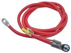 Universal 4-Gauge Side Terminal Battery Cable; 78" Long; Positive/Red
