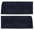 1964 Nova SS; Interior Front Door Panels; Non Assembled; Black; Pair - Brand: PUI