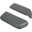1969 Oldsmobile Cutlass, 1969-74 Nova; Rear Arm Rest Pads; Madrid Grain Vinyl; Dark Green - Brand: PUI