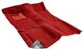 1974-79 Nova, Ventura, Skylark; Molded Carpet; 2/4 Door; w/o Console; Cut Pile; Medium Red