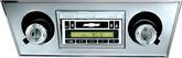 1966-67 Chevy II/Nova - Am/Fm Stereo Radio With Auxilary Input (200W) - Chrome Face