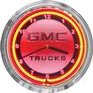 Neon Clock -GMC Trucks - 15"
