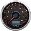 New Vintage CFR Series Tachometer Gauge; 3-3/8"; 8,000 RPM; Red