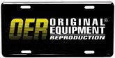 Original Equipment Reproduction License Plate
