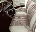 1966 Impala 2 Door Hardtop With Split Bench 2 Tone Fawn Vinyl Upholstery Set
