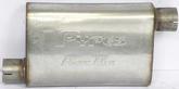 Pypes T409 Stainless Steel 14" Race Pro Muffler with 2-1/2" Offset Inlet - 2-1/2" Offset Outlet