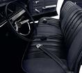 1966 Impala 2 Door Hardtop Black Cloth / Black Vinyl Upholstery Set