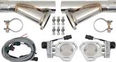 Pypes Dual Electric Cutout Set w/Y-Pipes (Dump Legs) For 2.5" Exhaust