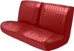 1970 Impala Convertible With Split Front Bench Red Vinyl Upholstery Set