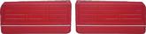 1966 Impala & SS 2 Door Coupe / Convertible Red pre-Assembled Front Door Panels