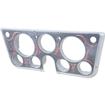 1967-72 Chevrolet/GMC Truck Clayton Machine Works Gauge Bezel withPinstriped Aluminum Finish