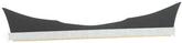1971-73 Impala, Caprice; Rear Seat Shelf Package Tray; Deluxe Mesh; 2 Door Hardtop; with Dual Speaker Cut-Outs; Black