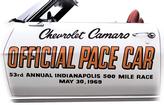 1969 Camaro; Indy 500 Pace Car Door Decals; Complete Set; GM Licensed