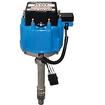 1981-1986 Chevrolet; EFI V8 Distributor w/ L-Clamp Cap w/Internal Coil; Blue