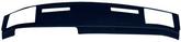 1986-93 Chevrolet / GMC S-10, S-15 without Side Vent Cut-Outs - ABS Dash Cover - Black